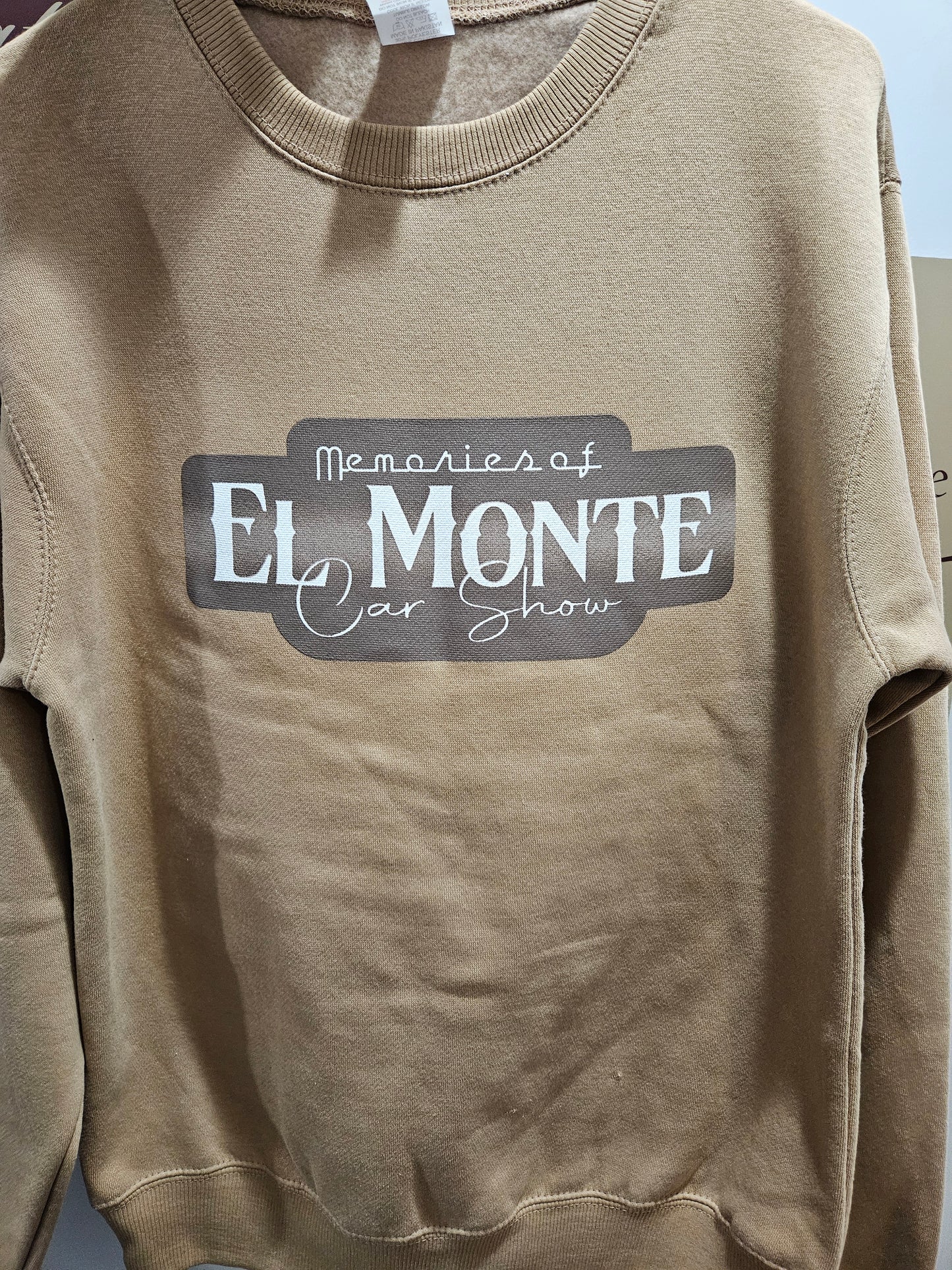 Memories of El Monte Tan crew neck sweater